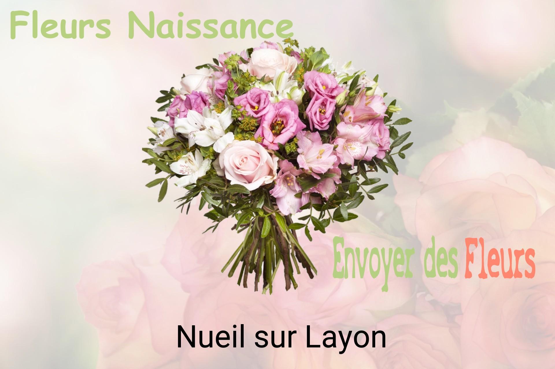 Bouquet de fleurs de naissance livré à Nueil-sur-Layon