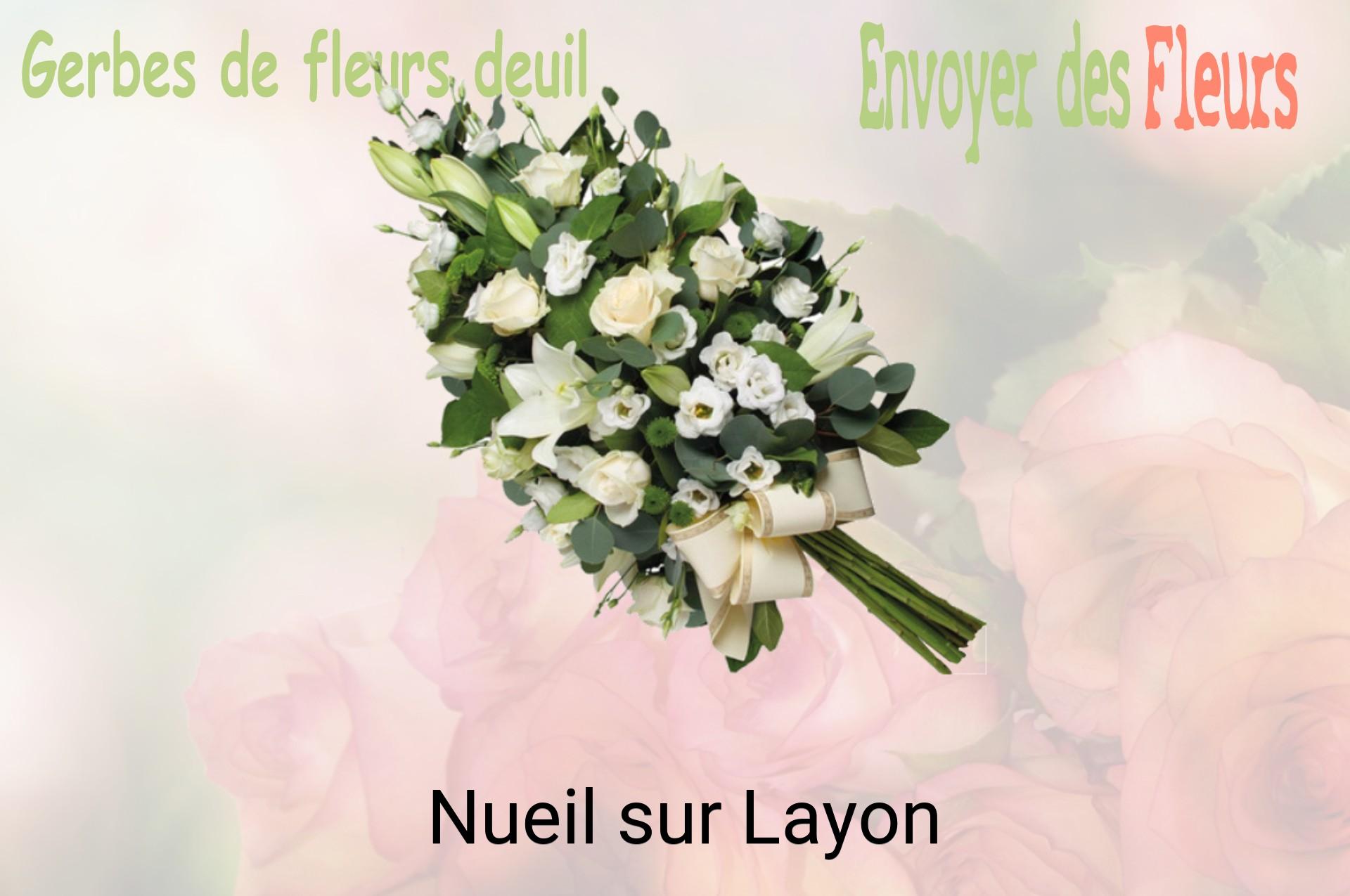 Gerbe de fleurs de deuil livrée à Nueil-sur-Layon